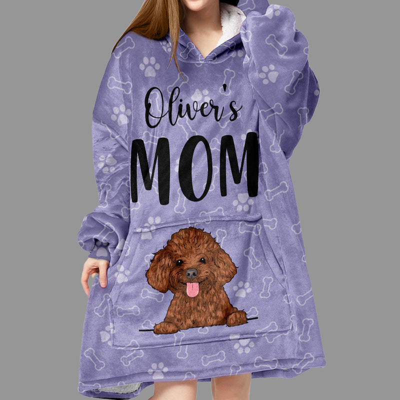 Dog Parent - Personalized Custom Blanket Hoodie