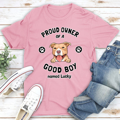 Proud Dog Owner - Personalized Custom Unisex T-shirt