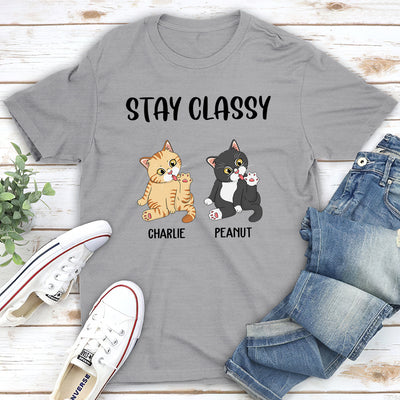 Stay Classy - Personalized Custom Unisex T-shirt