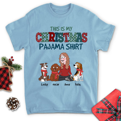 Pajama Shirt Cartoon - Personalized Custom Unisex T-shirt