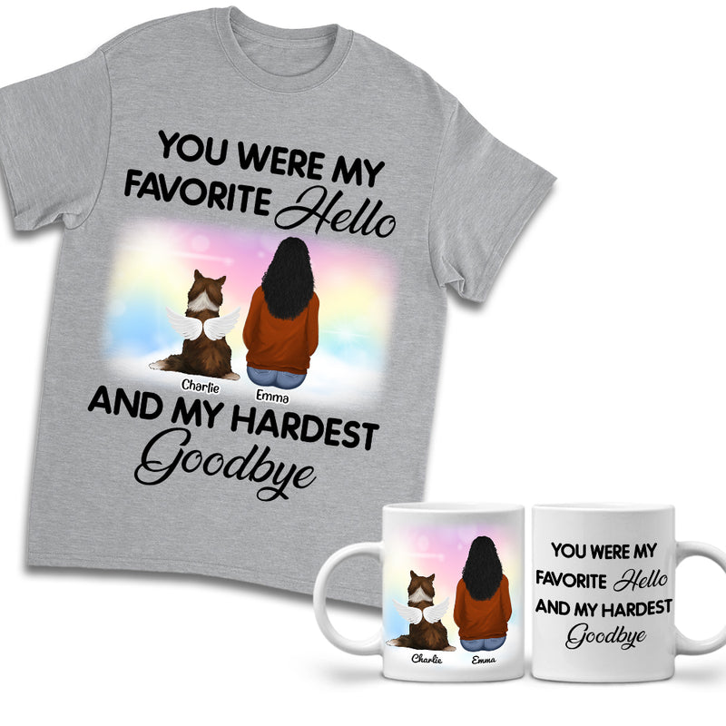 My Favorite Hello - Matching T-shirt & Mug Set