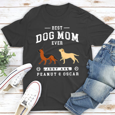 The Best Dog Dad - Personalized Custom Unisex T-shirt