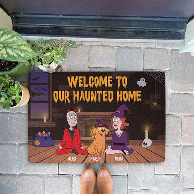 Halloween Family - Personalized Custom Doormat