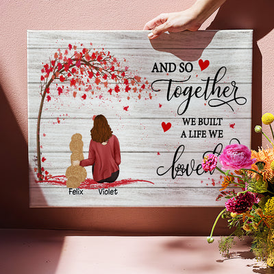 Together We Built - Personalized Custom Canvas Print