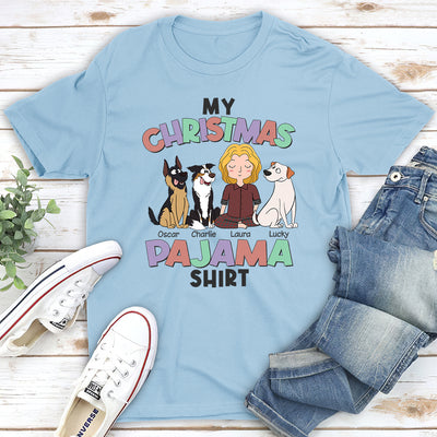 Colormix Pajama Shirt - Personalized Custom Unisex T-shirt