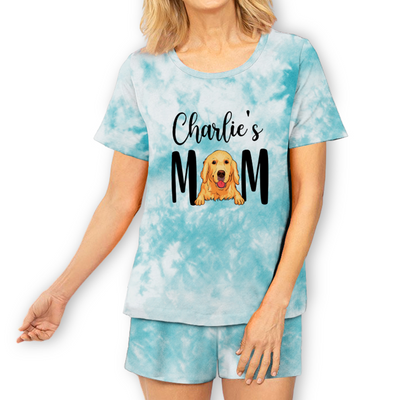 Dog Mom - Personalized Custom Short Pajama Set