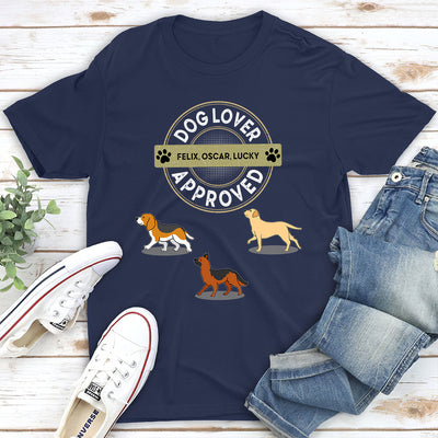Approved By My Dog - Personalized Custom Unisex T-shirt