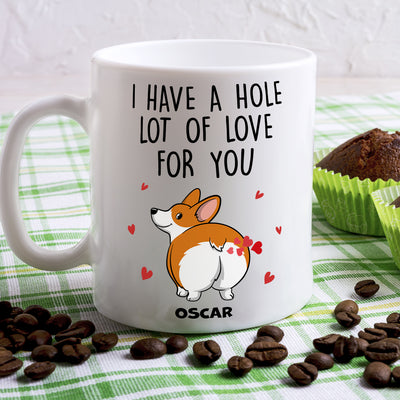 A W-Hole Lot - Personalized Custom Coffee Mug