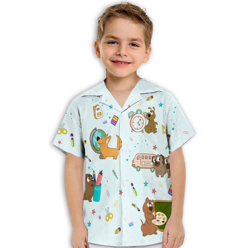 Back To School 2 - Kids Button-up Shirt