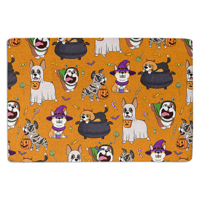 Pattern Dog Halloween - Doormat