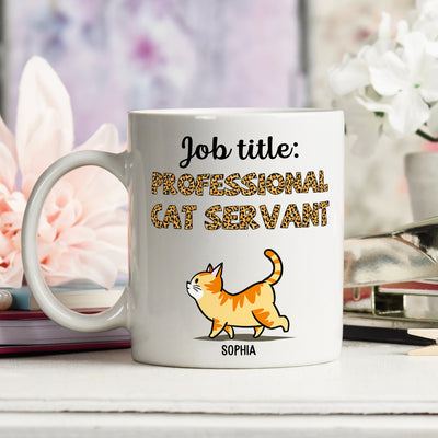 Professional Cat Servant - Personalized Custom Coffee Mug