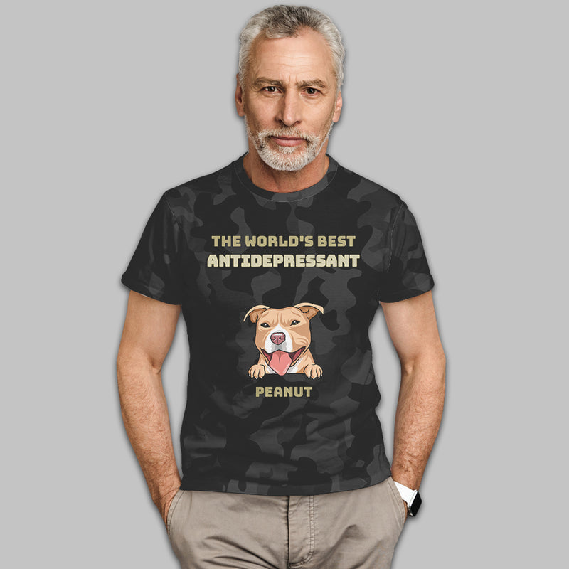 The Best Antidepressant - Personalized Custom All-over-print T-shirt