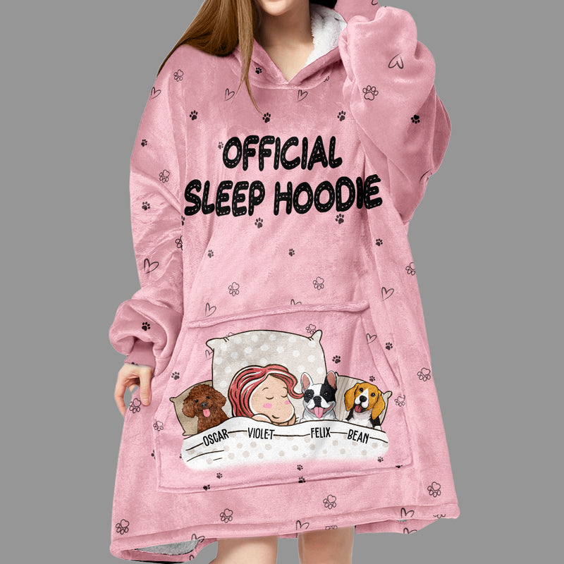 Official Sleep Hoodie - Personalized Custom Blanket Hoodie