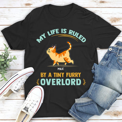Furry Overlords Walking Cat - Personalized Custom Unisex T-shirt