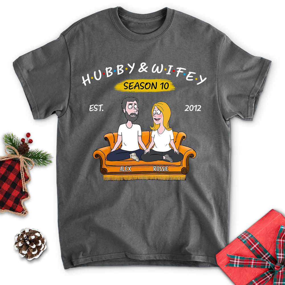 Hubby & Wifey Season - Personalized Custom Unisex T-shirt