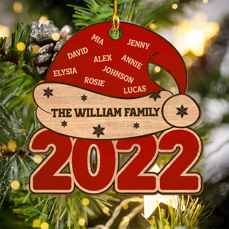 Family Together - Personalized Custom 1-layered Wood Ornament