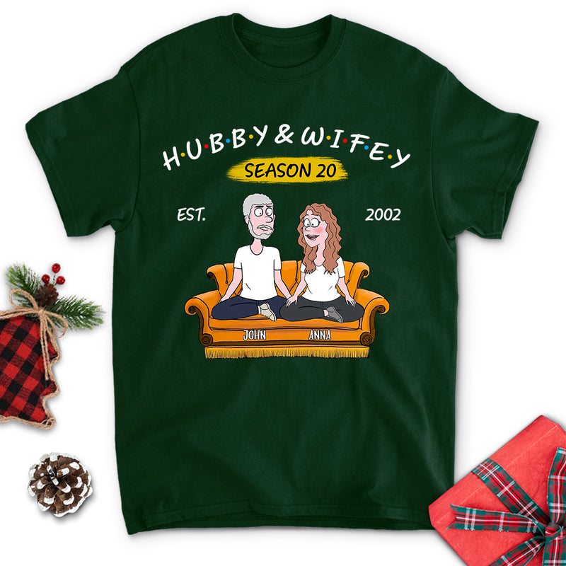 Hubby & Wifey Season - Personalized Custom Unisex T-shirt