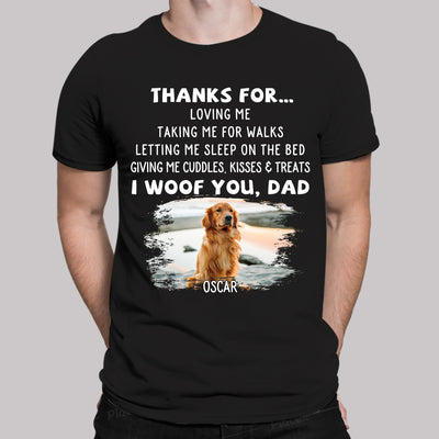 Dog Thanks For Photo - Personalized Custom Unisex T-shirt