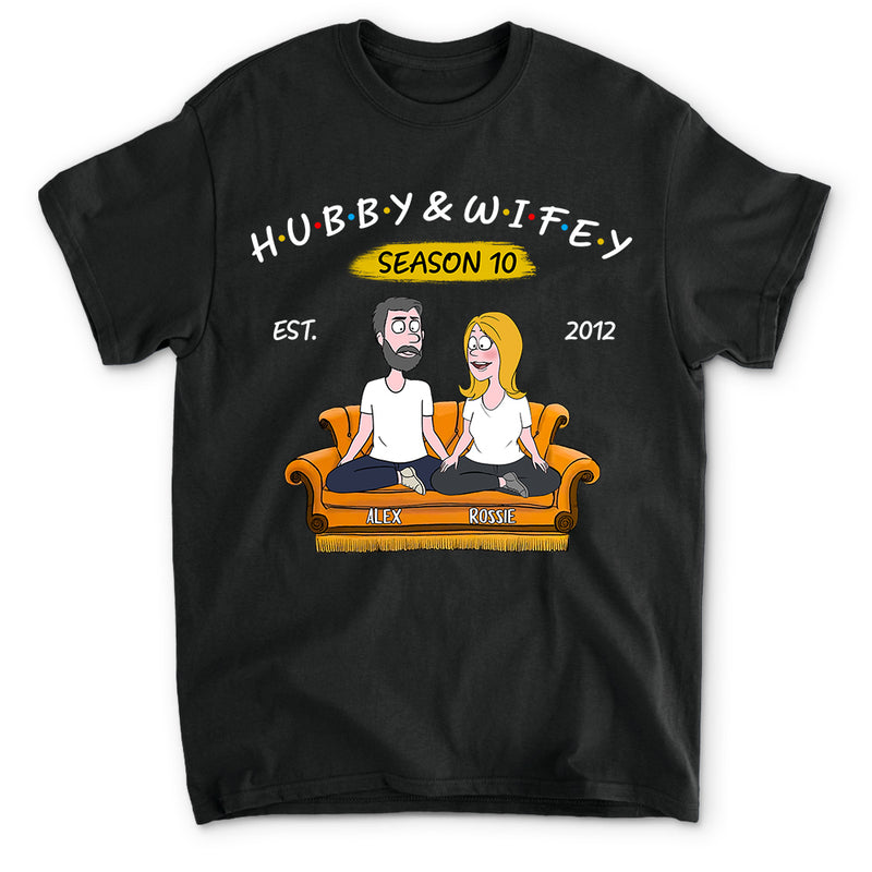 Hubby & Wifey Season - Personalized Custom Unisex T-shirt