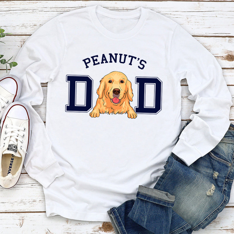 Dog Mom/Dad Basic 2 - Personalized Custom Long Sleeve T-shirt