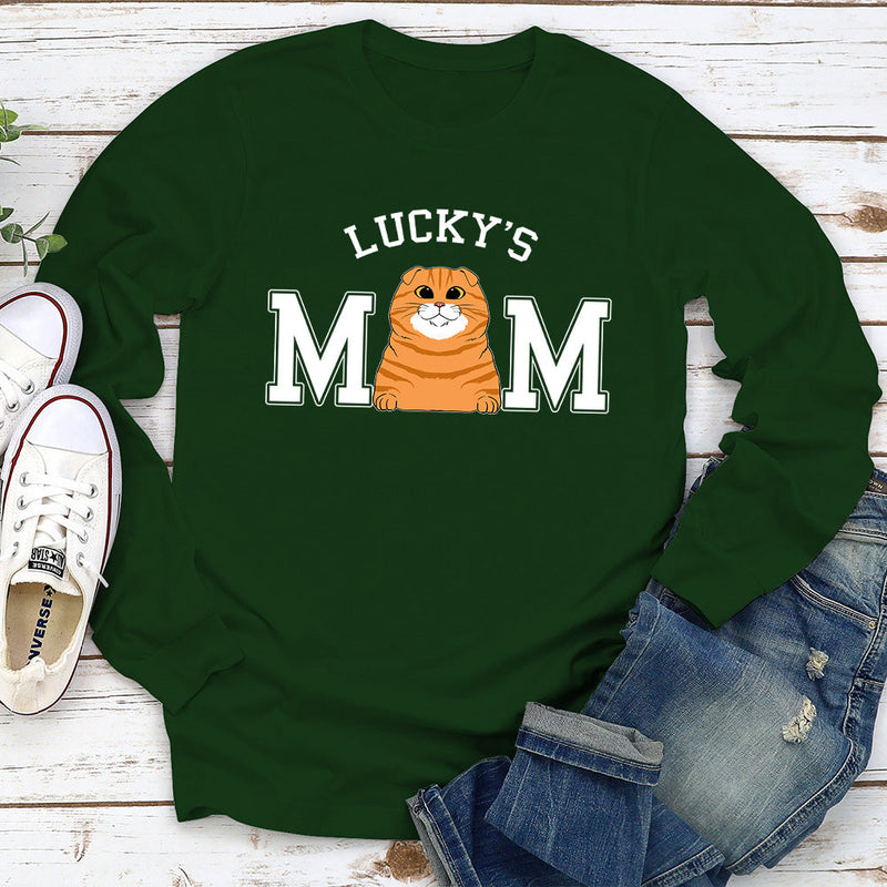 Cat Mom/Dad Basic - Personalized Custom Long Sleeve T-shirt