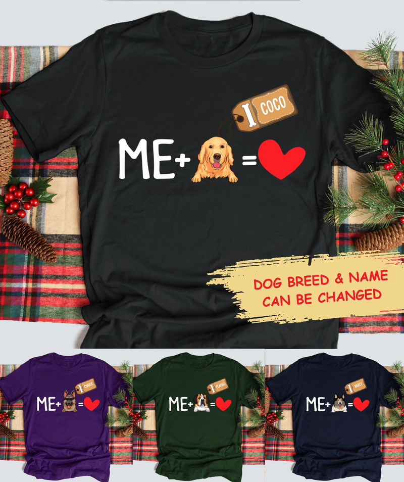 Me And My Dog - Personalized Custom Premium T-shirt