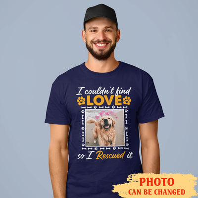 Rescue Love - Personalized Custom Photo Unisex T-shirt