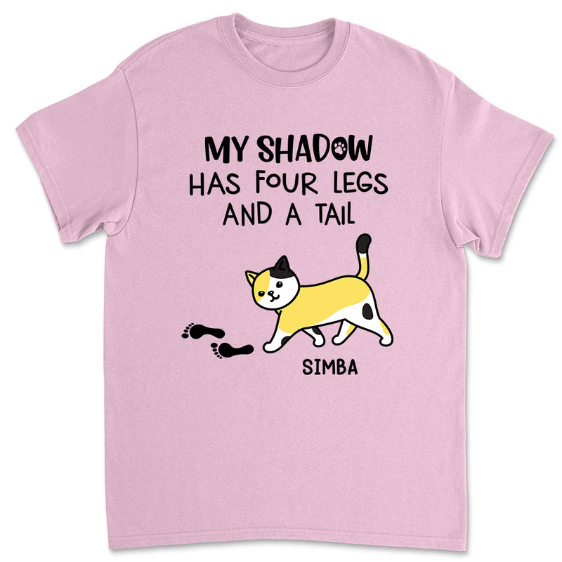My Cat Is My Shadow - Personalized Custom Unisex T-shirt