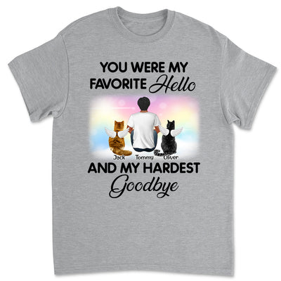 My Favorite Hello Cat - Personalized Custom Unisex T-shirt