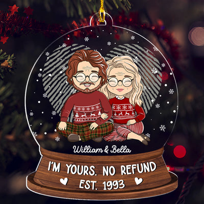 No Refund - Personalized Custom Acrylic Ornament