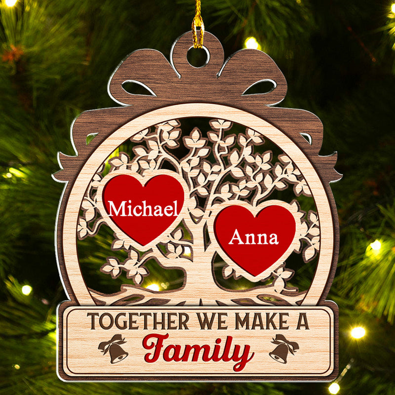 Together We Make - Personalized Custom Acrylic Ornament