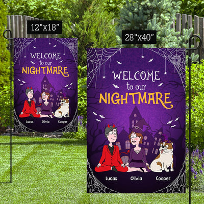 Our Nightmare - Personalized Custom Garden Flag