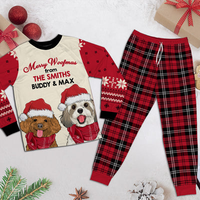 Merry Woofmas - Personalized Custom Matching Pajama Set
