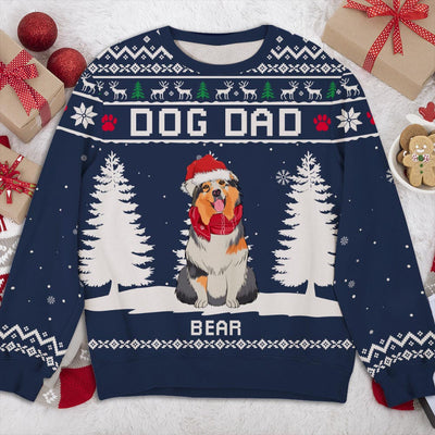 Dog Winter - Personalized Custom All-Over-Print Sweatshirt
