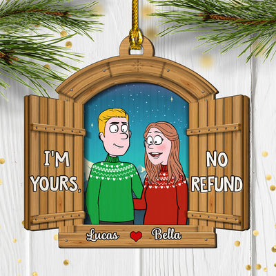 I'm Yours - Personalized Custom 2-layered Wood Ornament