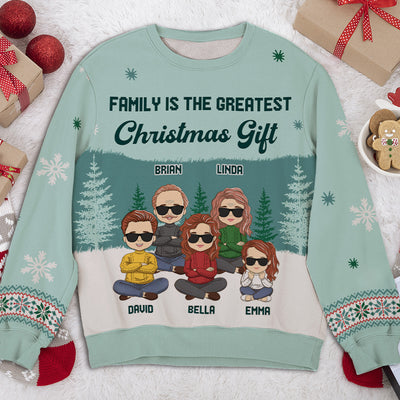 The Greatest Gift - Personalized Custom All-Over-Print Sweatshirt