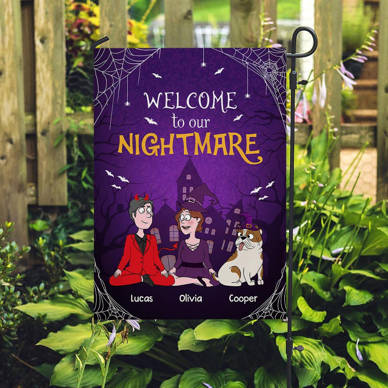 Our Nightmare - Personalized Custom Garden Flag