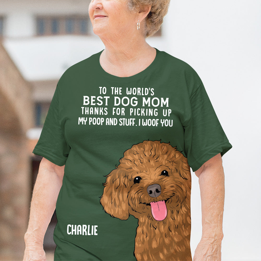 Thanks for Picking Up My Poop and Stuff - Dog Personalized Custom T-Shirt, Hoodie, Sweatshirt - Christmas Gift for Pet Owners, Pet lovers, Sweatshirt