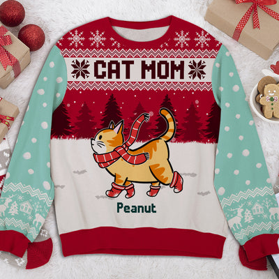 Cat Slave - Personalized Custom All-Over-Print Sweatshirt