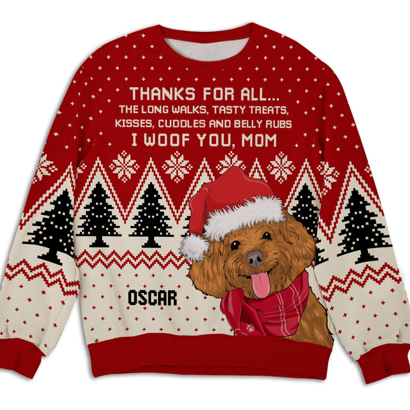 Thanks For All - Personalized Custom All-Over-Print Sweatshirt