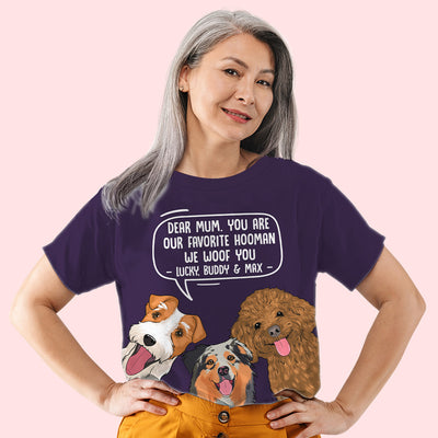 My Favorite Hooman - Personalized Custom All-over-print T-shirt