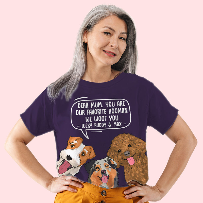My Favorite Hooman - Personalized Custom All-over-print T-shirt