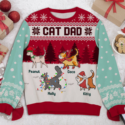 Cat Slave - Personalized Custom All-Over-Print Sweatshirt
