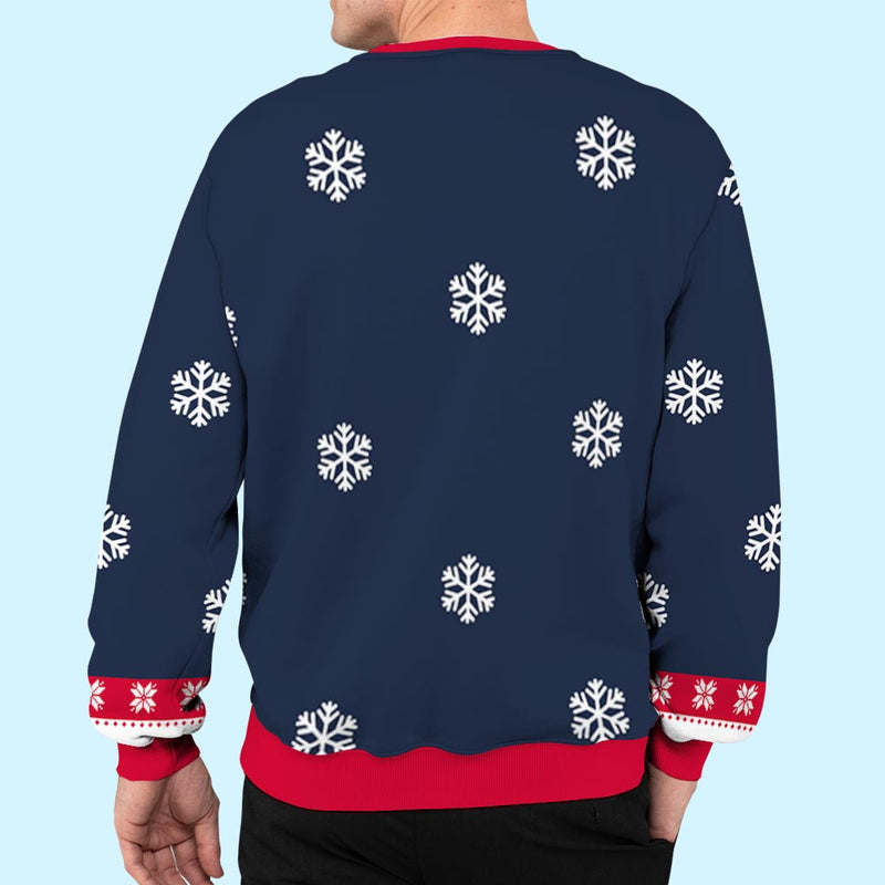 Winter Dog Dad Mom - Personalized Custom All-Over-Print Sweatshirt