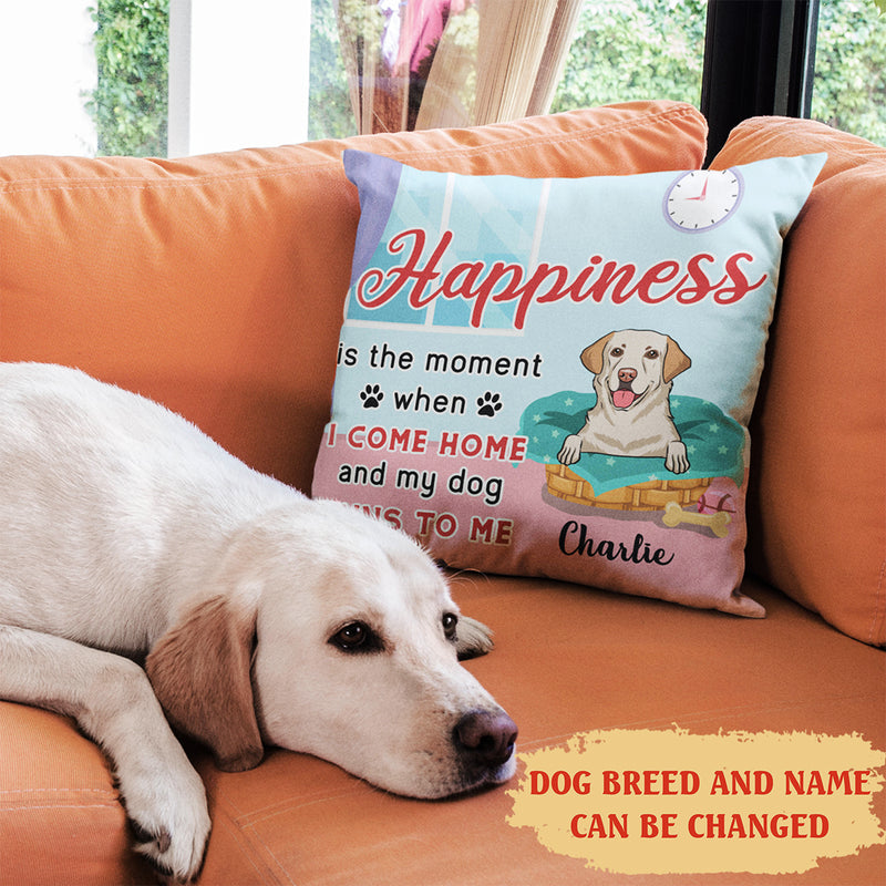 Happiness - Personalized Custom Throw Pillow