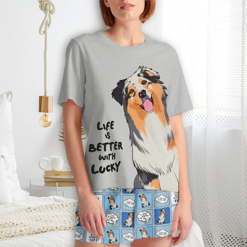Life Is Better - Personalized Custom Short Pajama Set