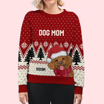 Dog Looking - Personalized Custom All-Over-Print Sweatshirt