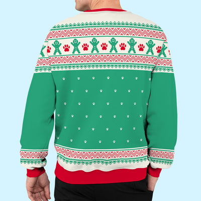 Cat Christmas Pattern - Personalized Custom All-Over-Print Sweatshirt
