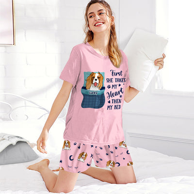 Take My Heart - Personalized Custom Short Pajama Set
