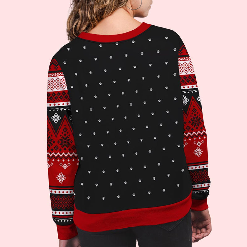 Dog Shape - Personalized Custom All-Over-Print Sweatshirt